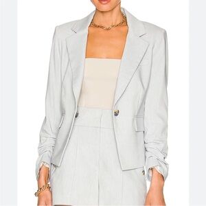 Veronica Beard Women's Heathered Vapor Aaliyah Dickey Jacket, 6